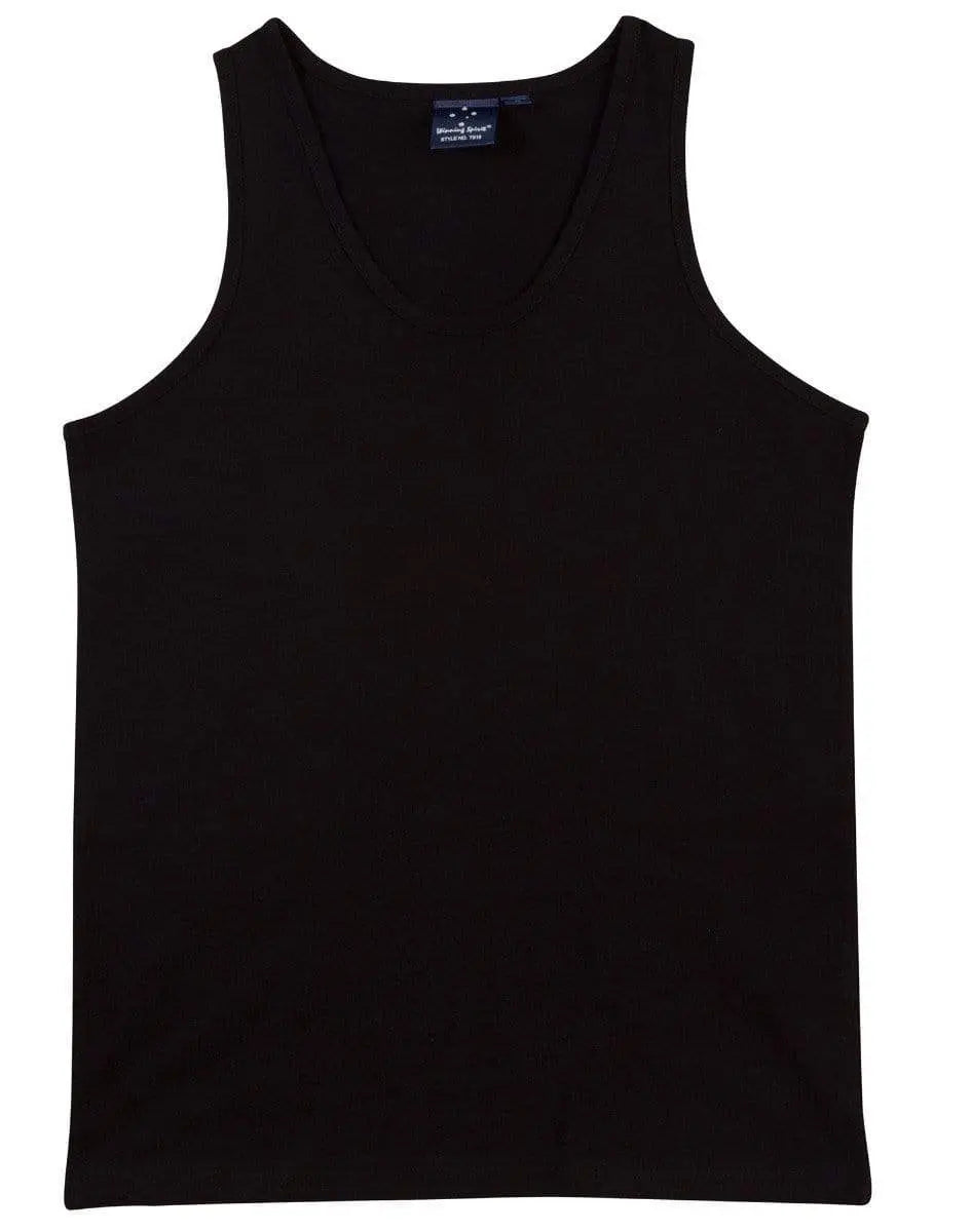 Winning Spirit Men's Trainer's Cotton Singlet Ts18 Metro Workwear.
